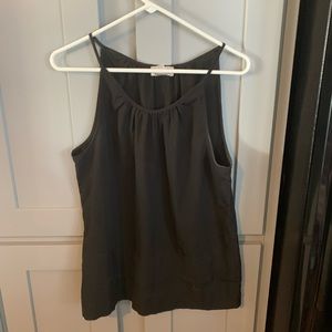 loft tank blouse in black